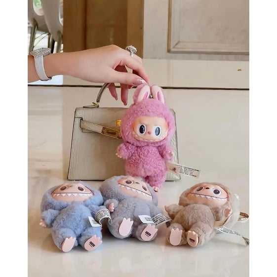 POP MART LABUBU Plush Doll Collectable Keychain with Box 1 Pcs - Limited Sock