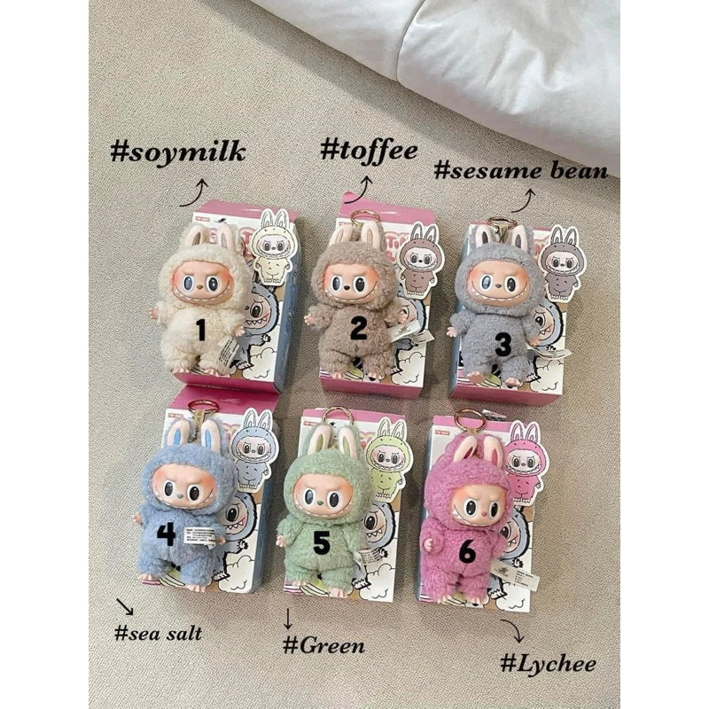 POP MART LABUBU Plush Doll Collectable Keychain with Box 1 Pcs - Limited Sock
