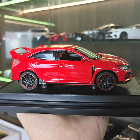 1:32 honda civic typR diecast alloy model light and sound with stand