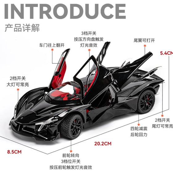 LAMBORGHINI APOLLO EVO DIECAST MODEL CAR 1/24