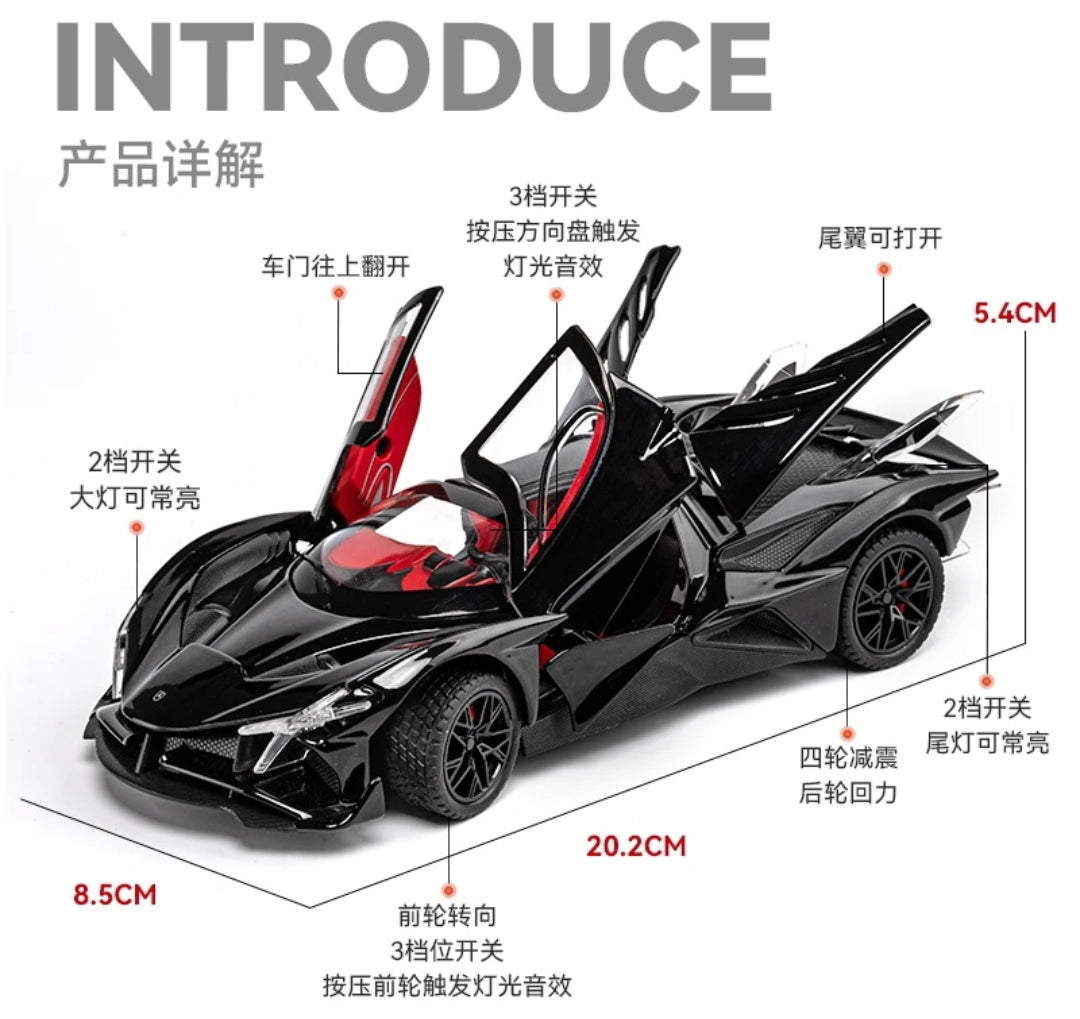 LAMBORGHINI APOLLO EVO DIECAST MODEL CAR 1/24