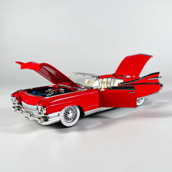 1/24 Cadillac Eldorado Biarritz 1959 Series 62 Luxury Classic Alloy Diecast Model Bookshelf Collection Ornaments Gift