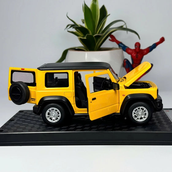 1:24 suzuki Jimny off road SUV Alloy Diecast Model Vehicle Light & sound Display Hobby
