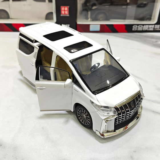 1:24 Toyota Alphard Key Control Alloy Model Car Toy Diecasts Metal Casting Sound and Light Car Toys For Children Vehicle