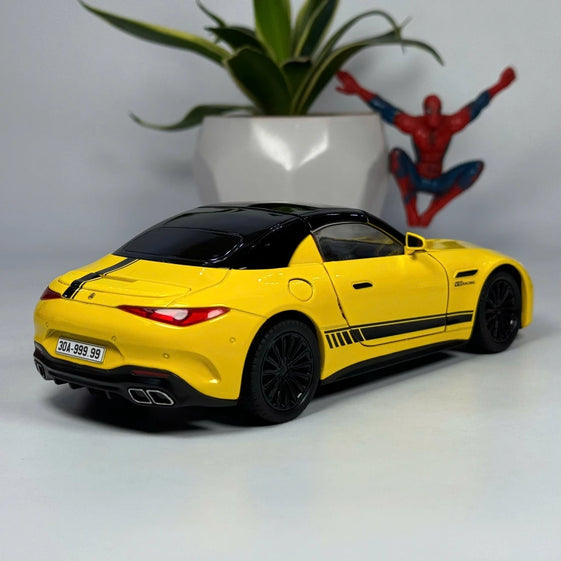 1:24 mercedes SL63 Diecast Alloy model car light and sound