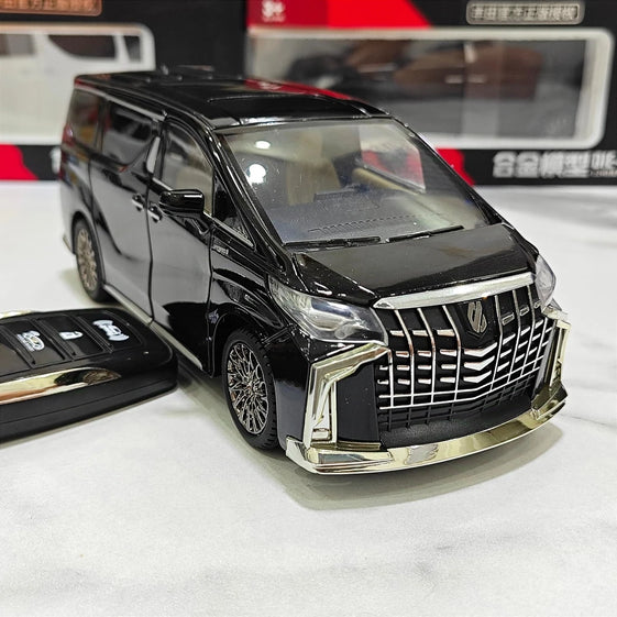 1:24 Toyota Alphard Key Control Alloy Model Car Toy Diecasts Metal Casting Sound and Light Car Toys For Children Vehicle