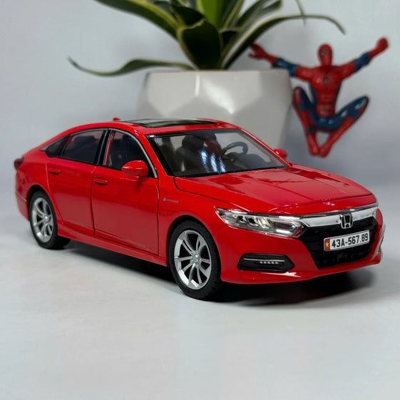 1:24 honda accord diecast alloy model car light and sound