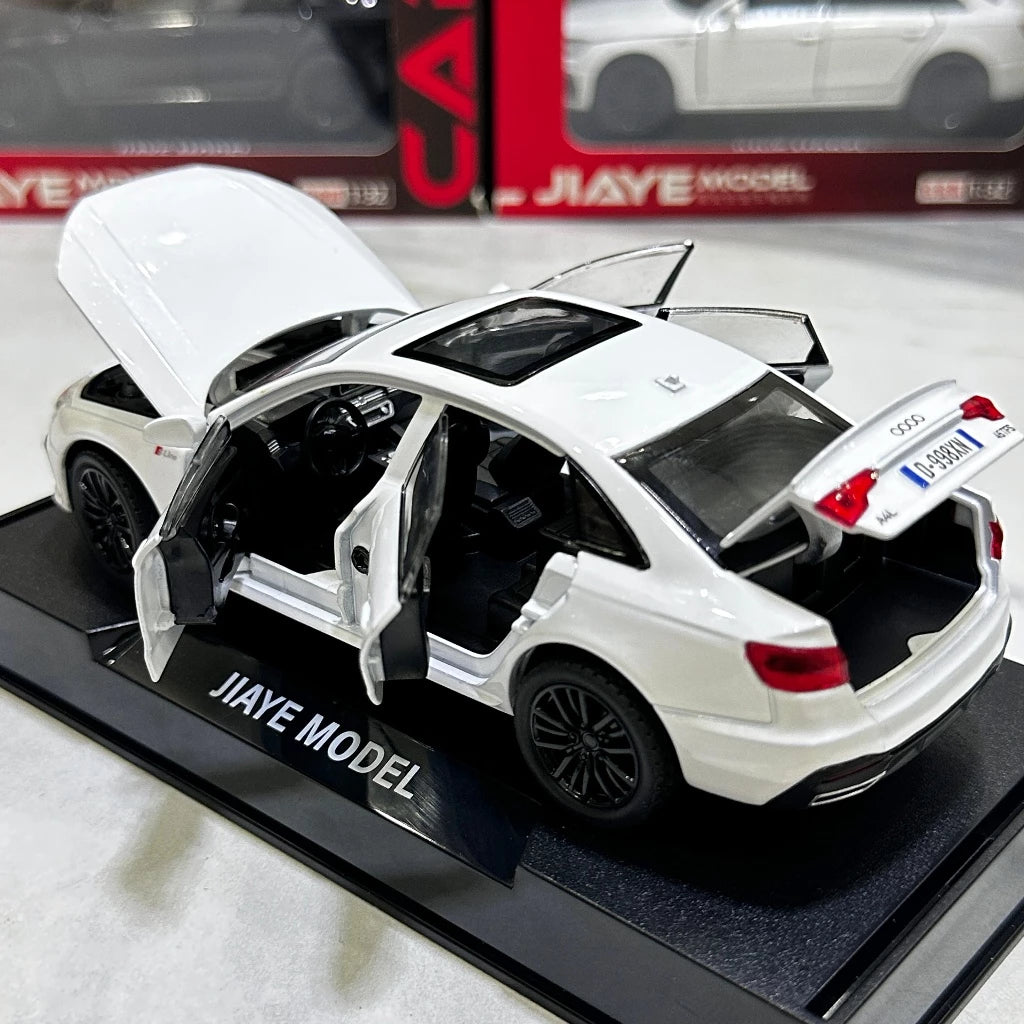 1:32 Audi A4 diecast alloy model with stand light and sound