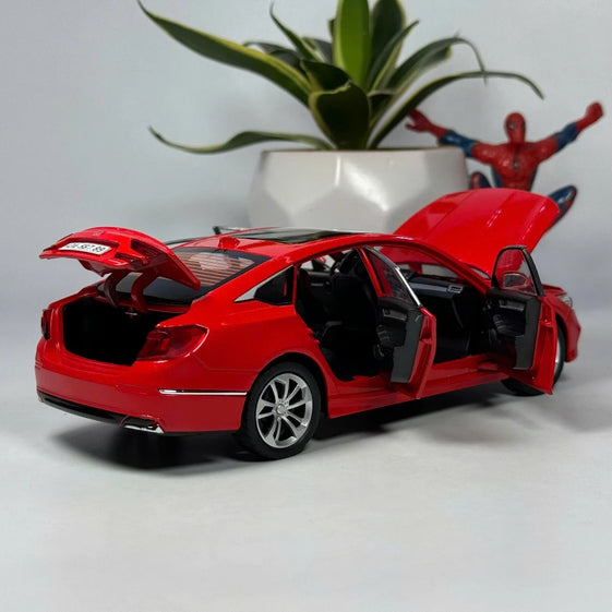 1:24 honda accord diecast alloy model car light and sound