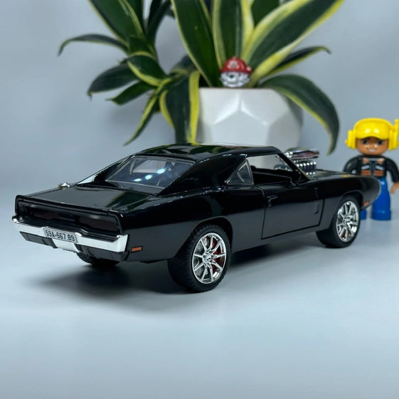 1:24 dodge charger 1970 Diecast alloy metal car light sound