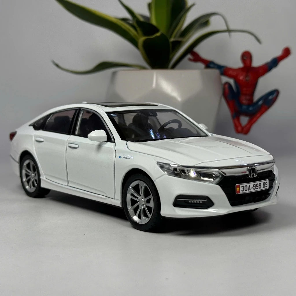 1:24 honda accord diecast alloy model car light and sound