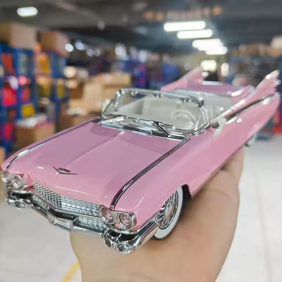 1/24 Cadillac Eldorado Biarritz 1959 Series 62 Luxury Classic Alloy Diecast Model Bookshelf Collection Ornaments Gift