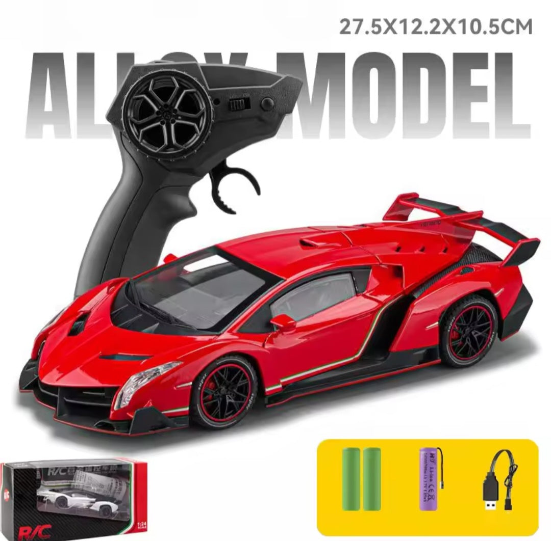 1:24 RC Diecast alloy model with remote control all door Openable light song multiple model