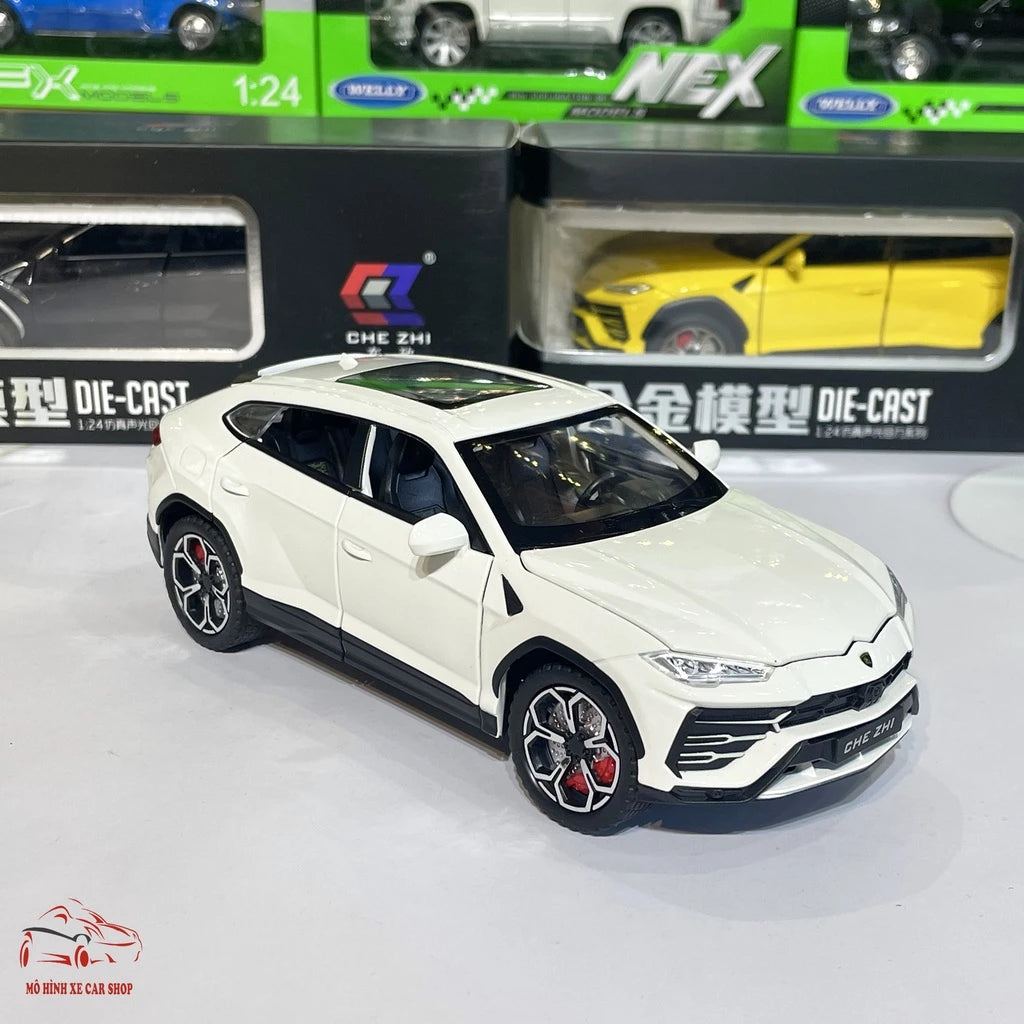 1:24 Lamborghini Urus diecast model alloy car lights sound