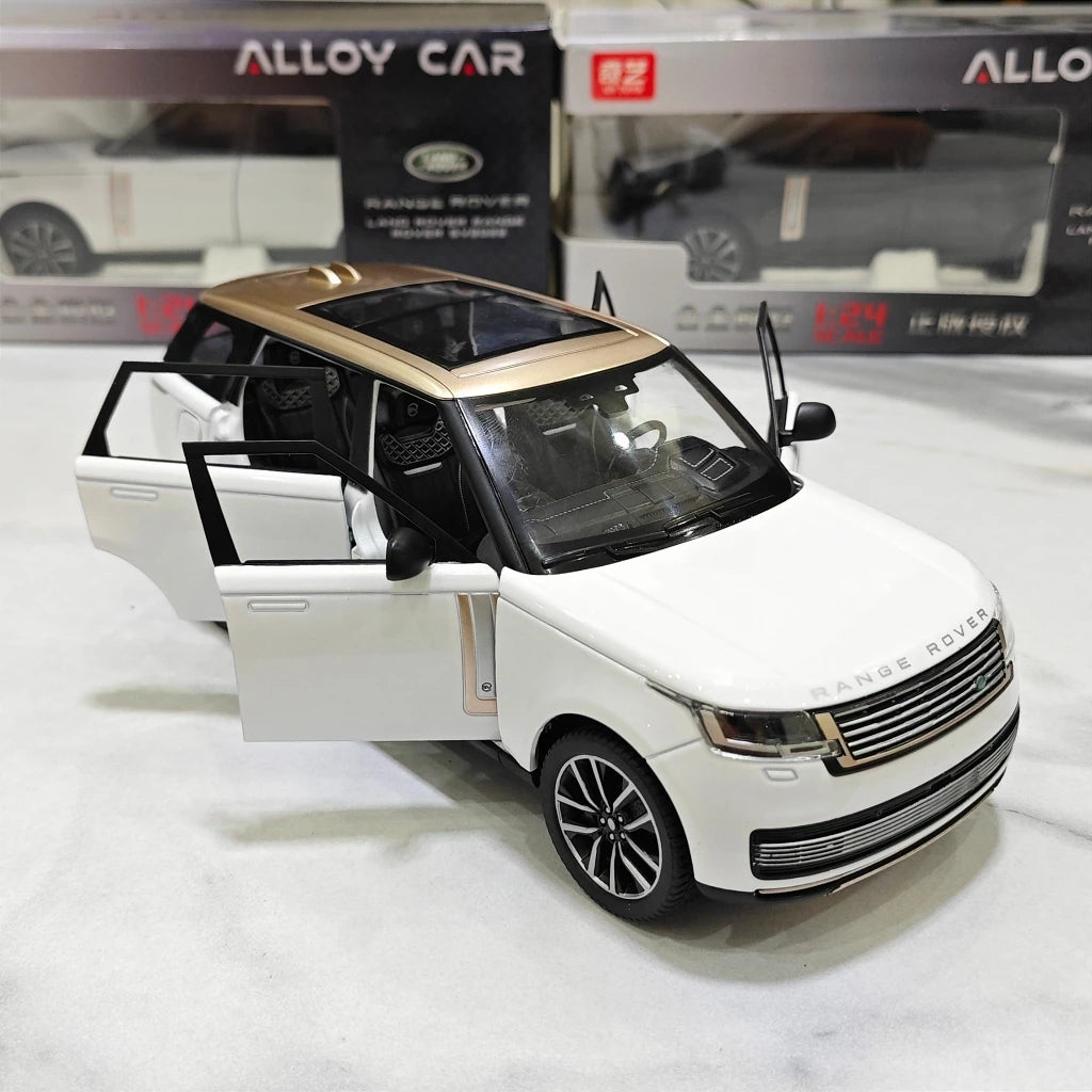 1:24 Land Rover SV2022 Model Car Toy Sound Light Miniature Models Shock Absorption Off Road Vehicles