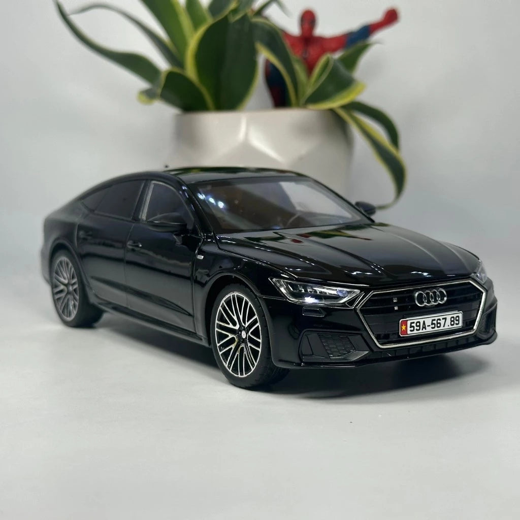 1:24 audi A7 diecast alloy model car light and sound