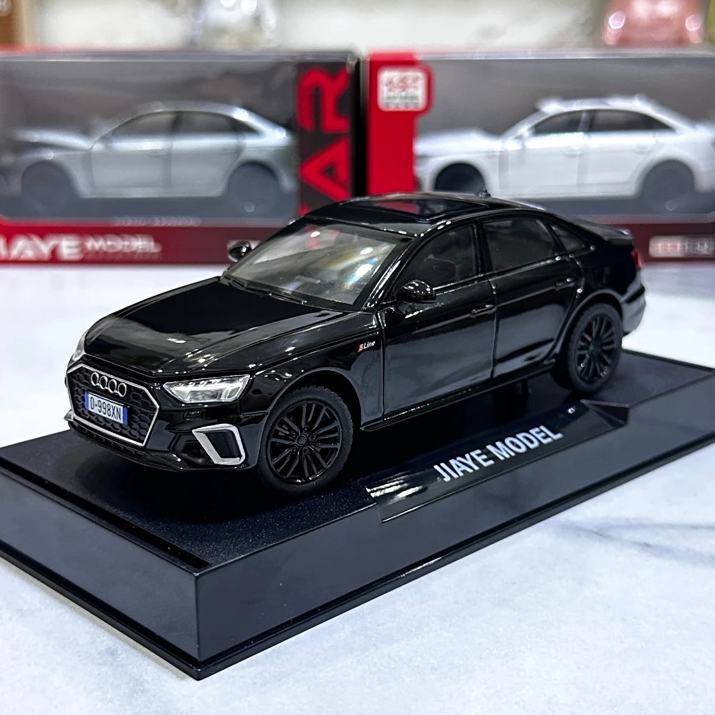 1:32 Audi A4 diecast alloy model with stand light and sound