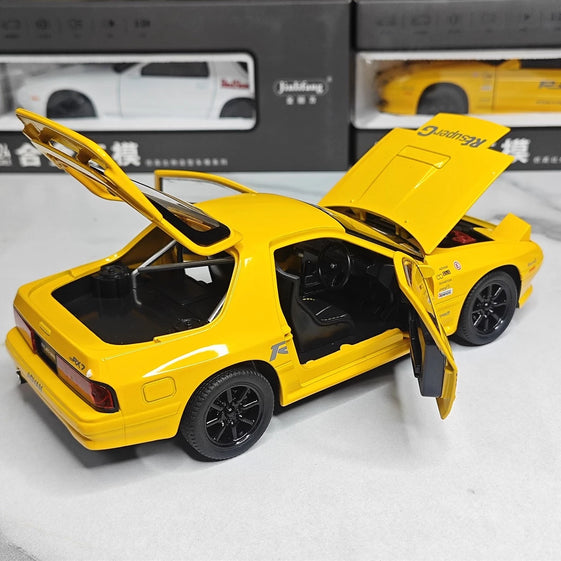 1:24 mazda RX7 diecast alloy model car light and sound