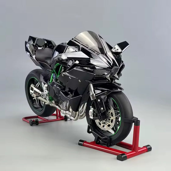Die Cast Motorcycle 1:6 Scale for Kawasaki H2R Motorcycles Alloy Racing Motorcycle Model Power Toy Motorcycles Collection Kawasaki