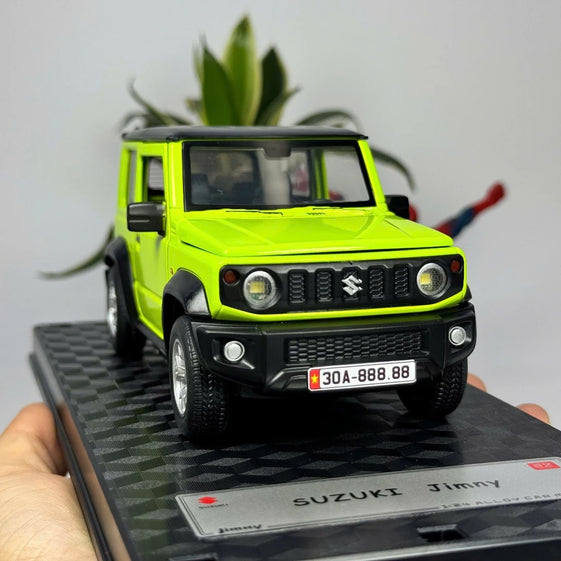 1:24 suzuki Jimny off road SUV Alloy Diecast Model Vehicle Light & sound Display Hobby