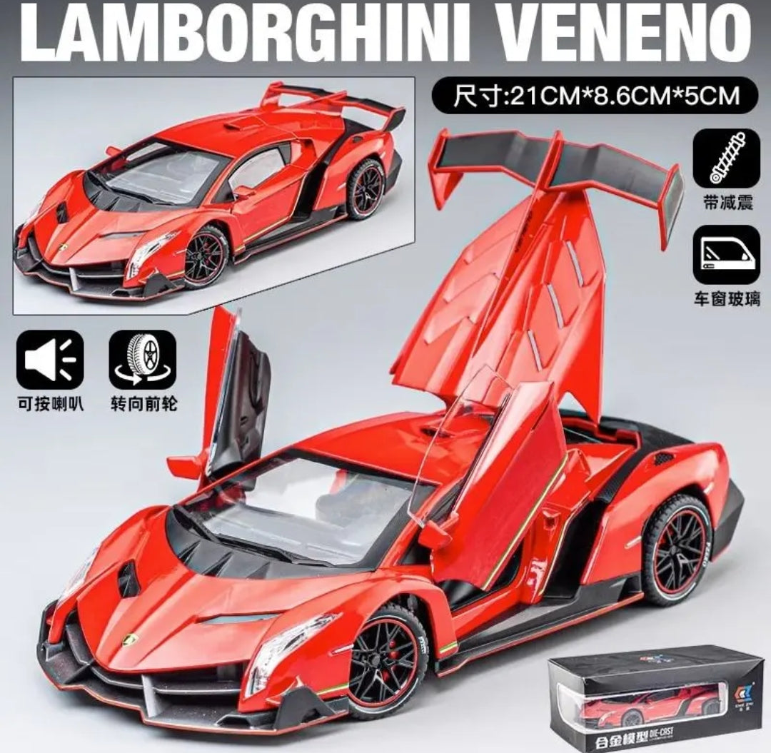 LAMBORGHINI VENENO DIECAST MODEL CAR 1/24