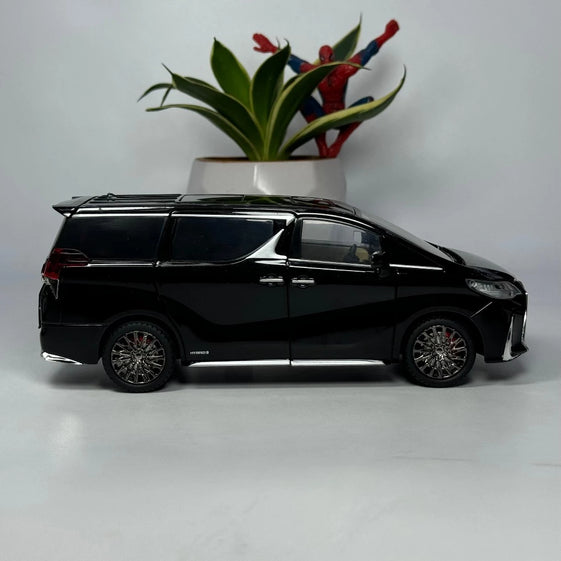 1:24 Lexus LM300 remote key MPV Alloy Car Model Diecast sound light