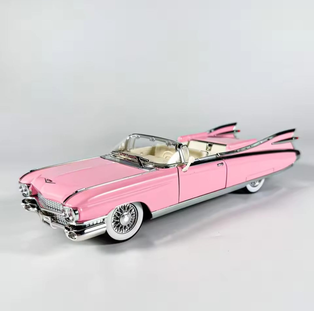 1/24 Cadillac Eldorado Biarritz 1959 Series 62 Luxury Classic Alloy Diecast Model Bookshelf Collection Ornaments Gift