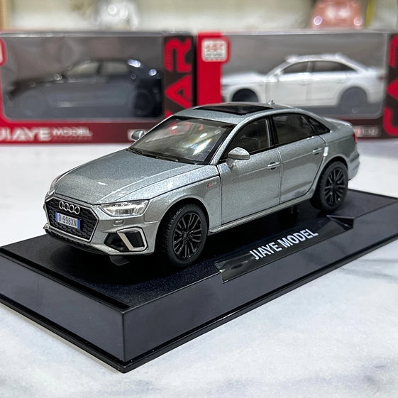 1:32 Audi A4 diecast alloy model with stand light and sound
