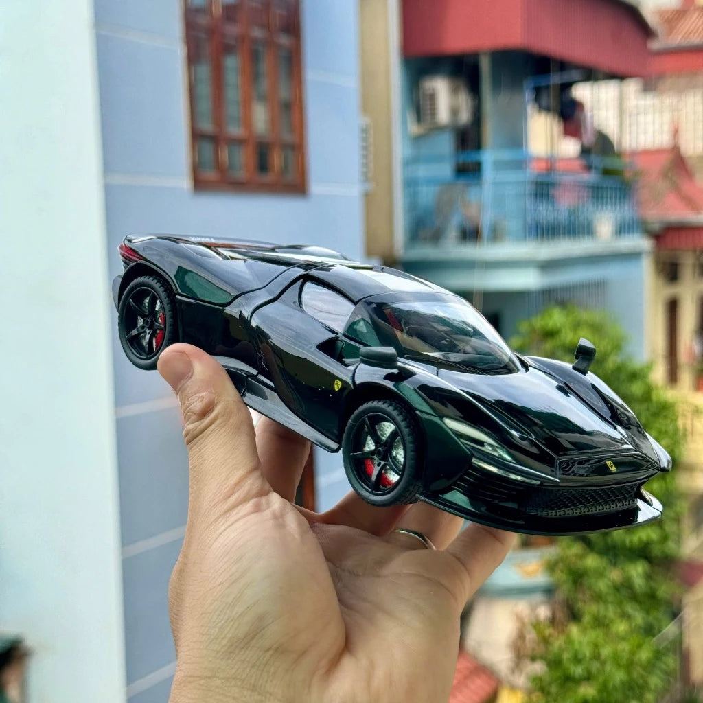 1:22 Ferrari Daytona SP3 Double Horses model with lights and sound, full glass