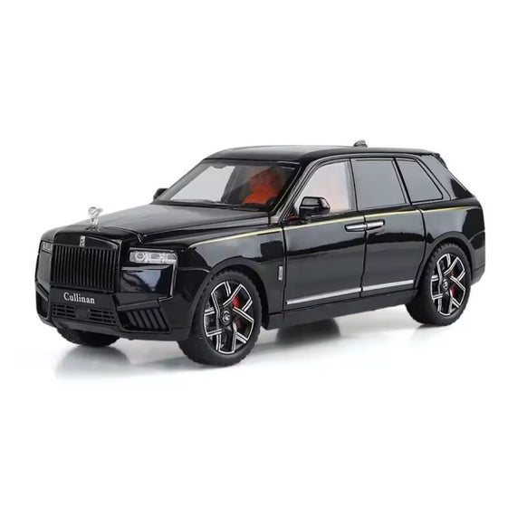 1:24 Rolls Royce Cullinan alloy fashionable sedan model car ornament steering shock
