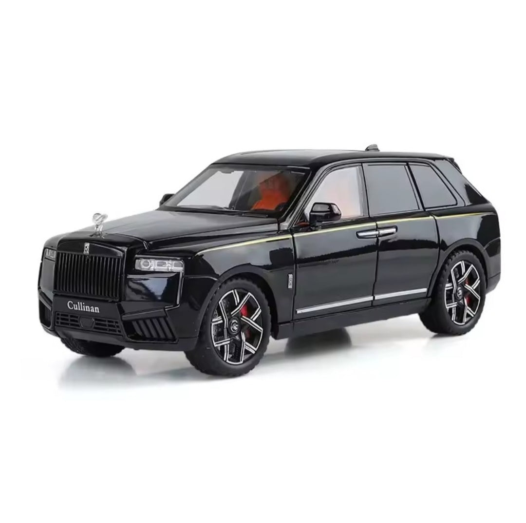 1:24 Rolls Royce Cullinan alloy fashionable sedan model car ornament steering shock