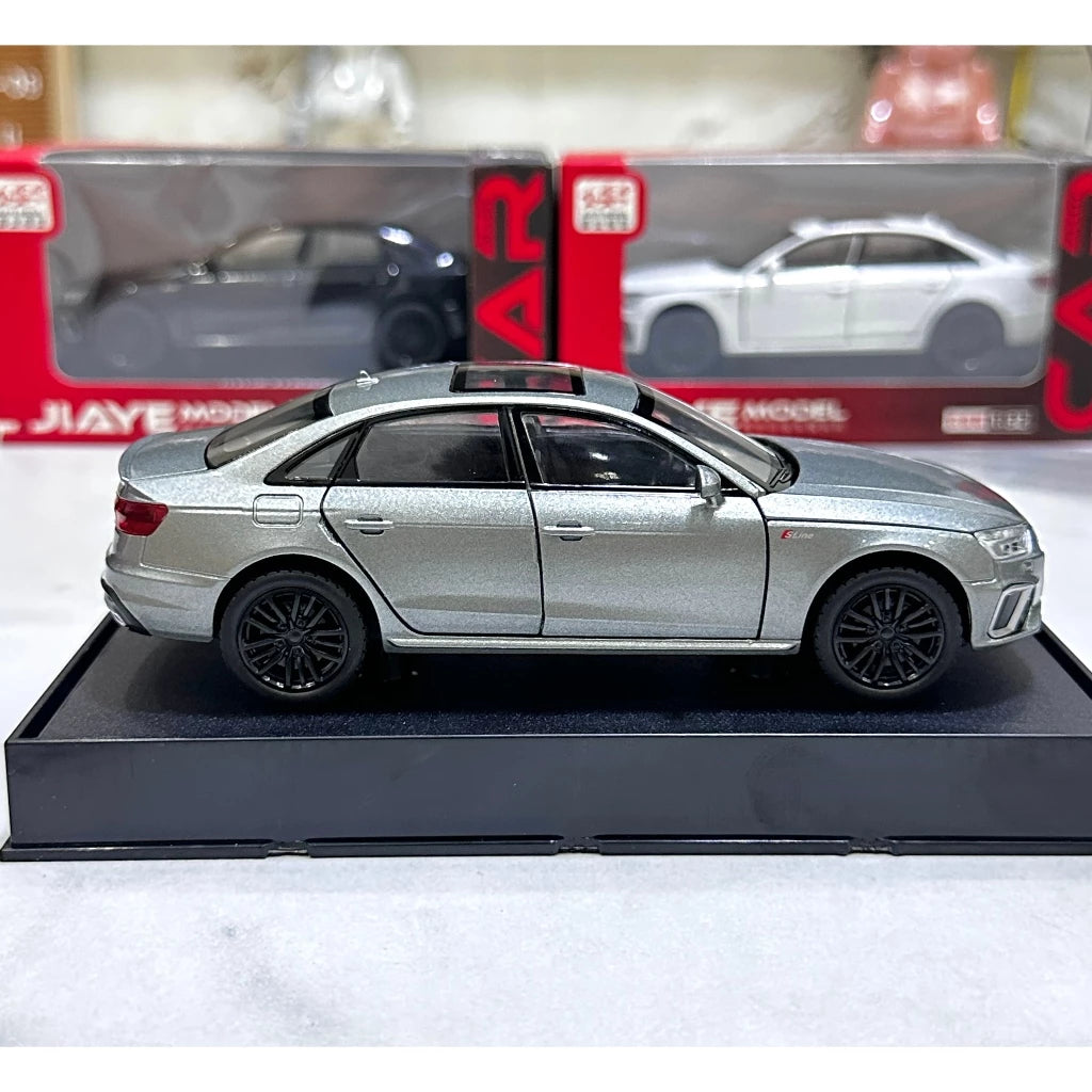 1:32 Audi A4 diecast alloy model with stand light and sound