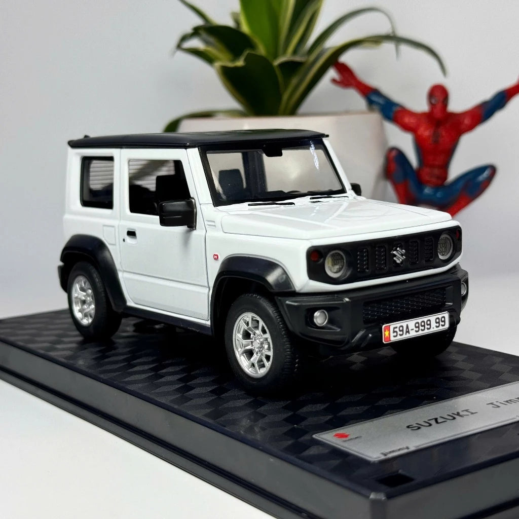 1:24 suzuki Jimny off road SUV Alloy Diecast Model Vehicle Light & sound Display Hobby