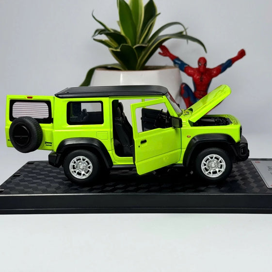 1:24 suzuki Jimny off road SUV Alloy Diecast Model Vehicle Light & sound Display Hobby