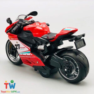 1:12 Diecast Pullback High Speed Bike Model
