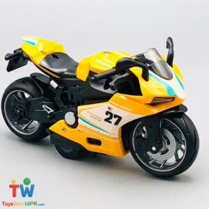1:12 Diecast Pullback High Speed Bike Model