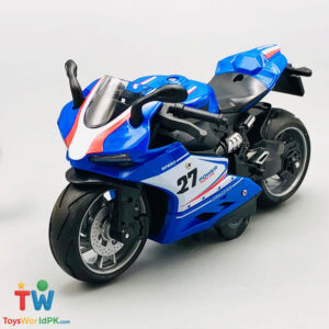 1:12 Diecast Pullback High Speed Bike Model