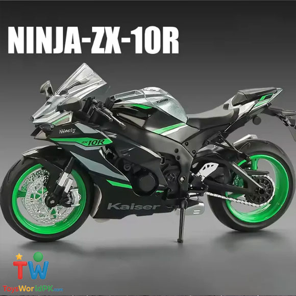 112 Kawasaki Ninja ZX-10R Diecast Model Bike
