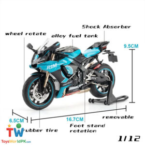 112 Yamaha R1M Diecast Bike Collector Model