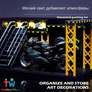 1:14 Diecast Bike Model With Parking Lot