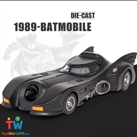 118 1989 Batmobile Classic Diecast Car Alloy Model