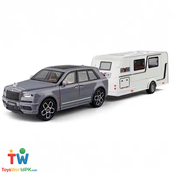 120 Cullinan SUV Diecast Alloy Trailer RV Car Model