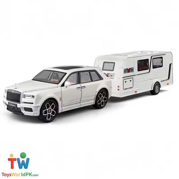 120 Cullinan SUV Diecast Alloy Trailer RV Car Model