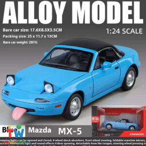 1:24 Mazda MX-5 Diecast Alloy Model Car