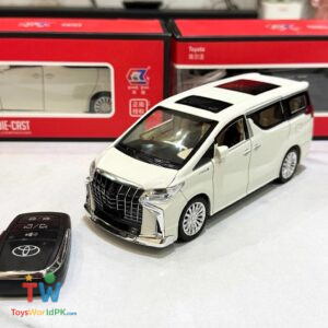 1:24 Alphard VS680 Remote-controlled Car Model Toy Models Alloy Body Rubber Tires Business Vehicle Models Music Light