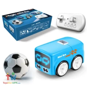 2.4GHz Electric 5in1 Remote & Induction Controlled Mini Bus For Kids Playing