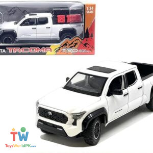 1:24 Diecast Model Car Compatible for Toyota Tacoma TRD Off-Road Diecast Model Truck New Tooling H08778-WH