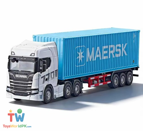 1:50 Scale Scania Container Truck Alloy Engineering Vehicle Simulation Large